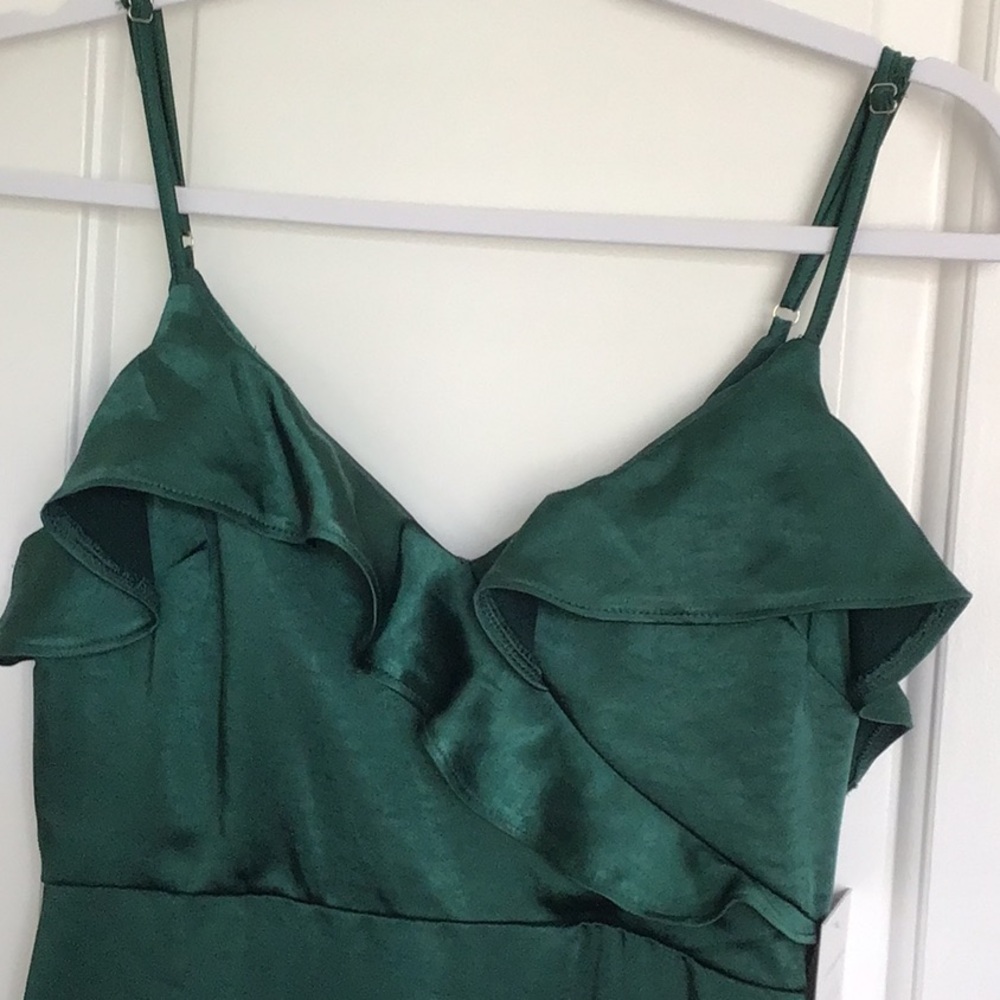 Birdie Ruffle Detail Asymmetric Satin Dress
Petal & Pup - Picture 6 of 16